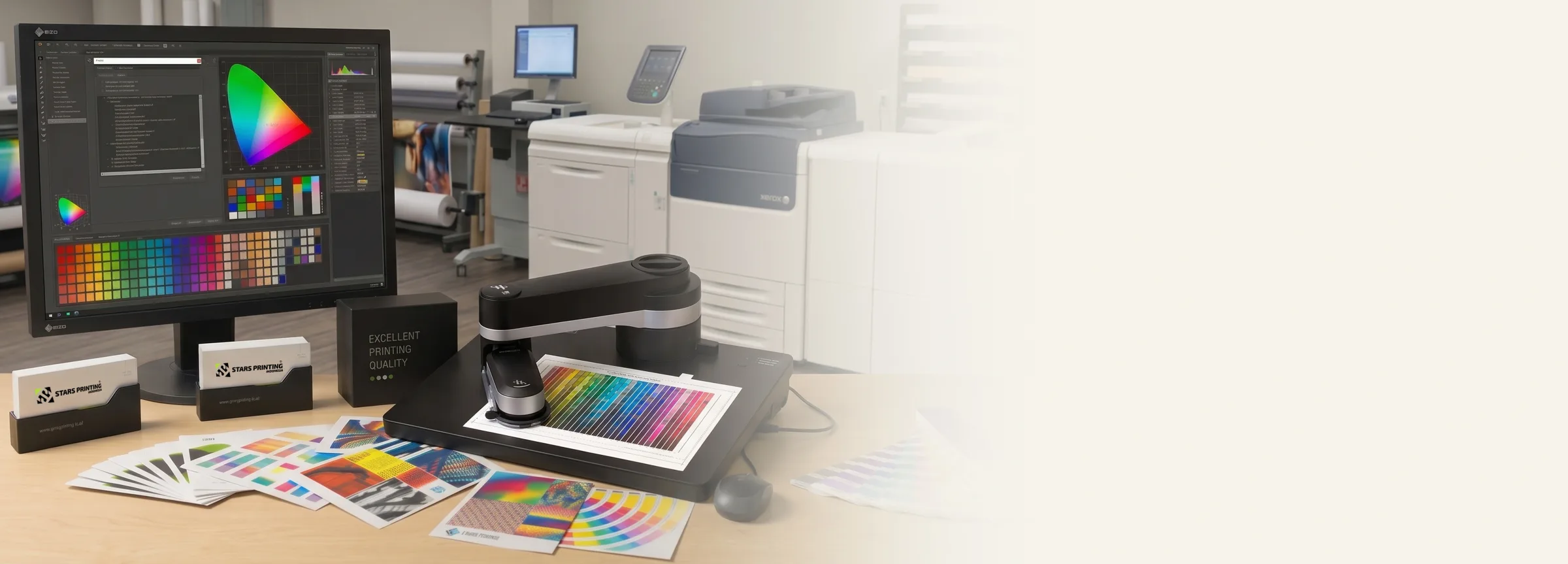 Workflow color management Stars Printing